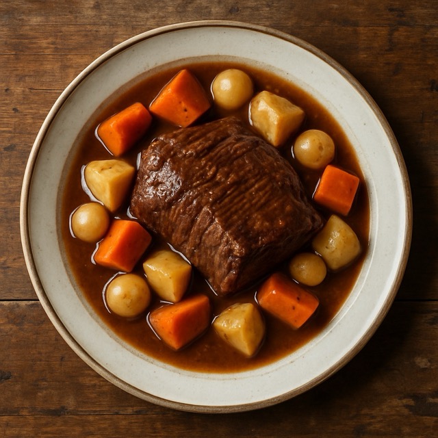 Beef Plates Braised